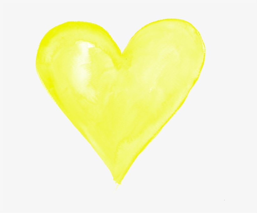 Yellow Heart Transparent Png - Yellow Heart Emoji Transparent, transparent png #1804443