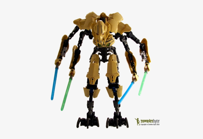 Star Wars General Grievous Action Figure - Robot, transparent png #1804511