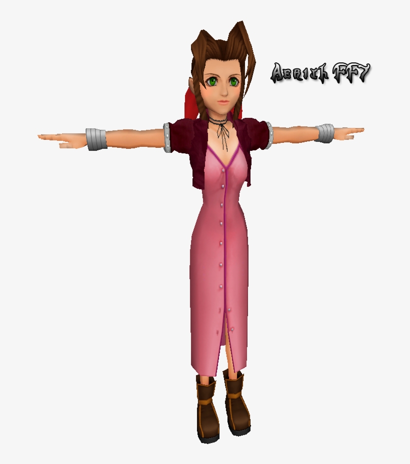 Aerithwholewip2 ] - Cartoon, transparent png #1804634