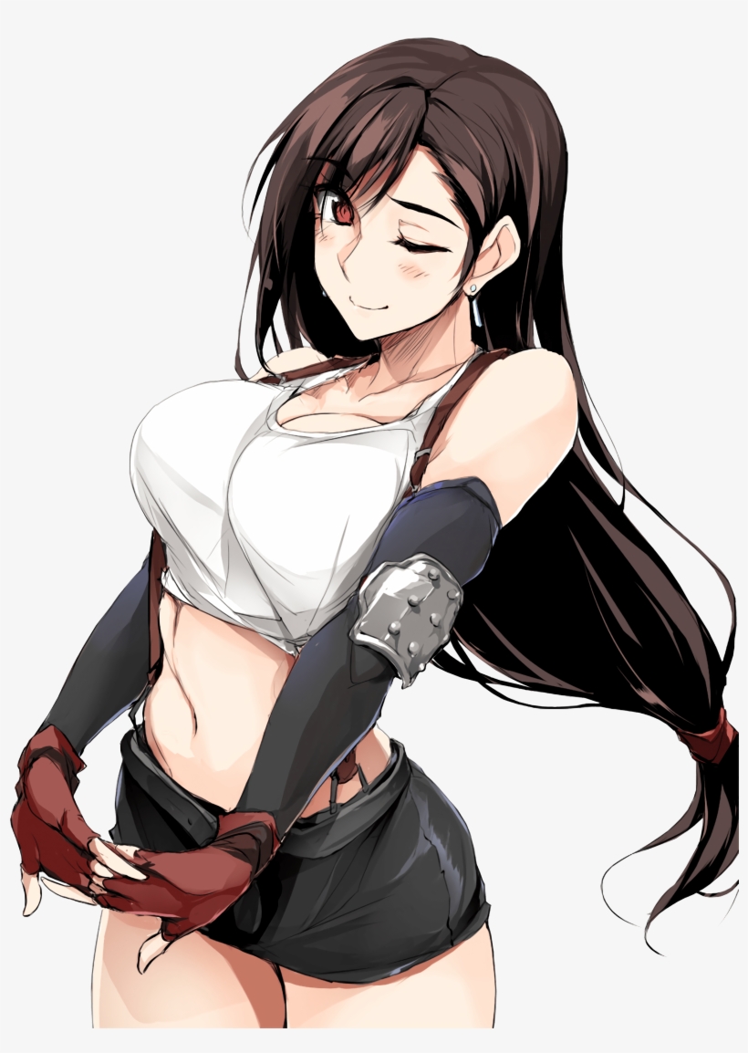 Fulfilled ✓can Someone Give This Tifa A Decent Background - Final Fantasy, transparent png #1804743