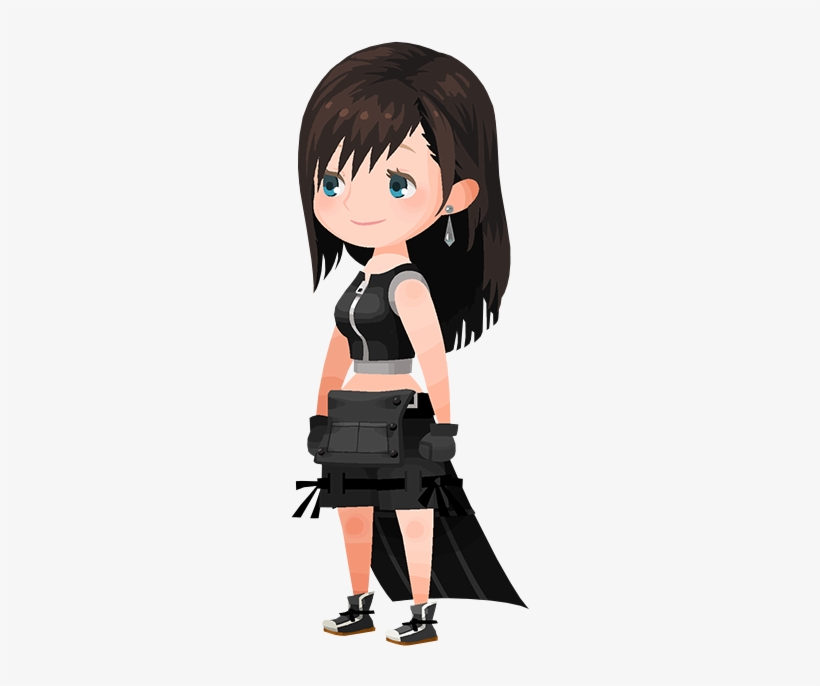Kh2 Tifa - Kingdom Hearts Union Cross X Avatar Boards, transparent png #1804825