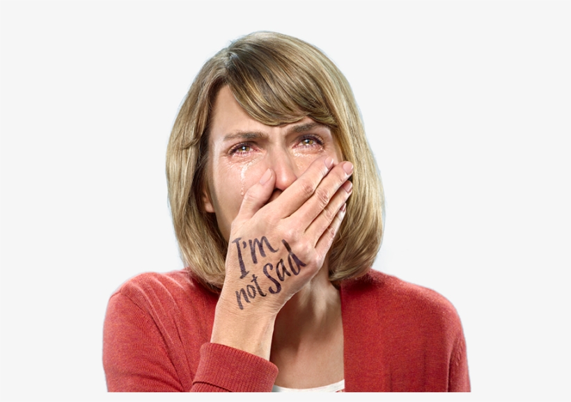 Crying Female Patient With Pseudobulbar Affect - Pseudobulbar Affect, transparent png #1804875