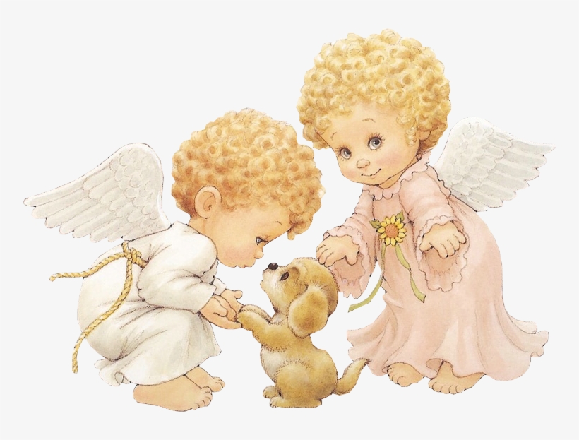Puppy Clipart Angel - Animales Gif Angeles, transparent png #1804921