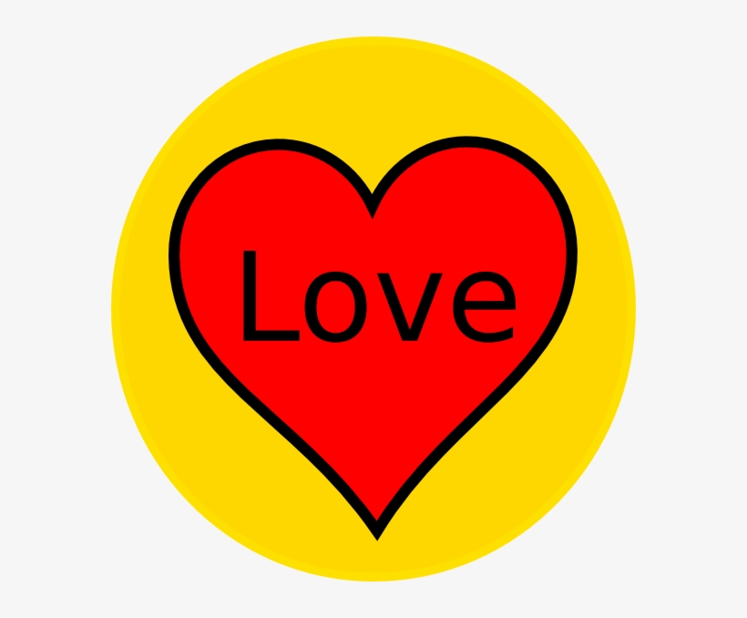 Red And Yellow Heart, transparent png #1804923