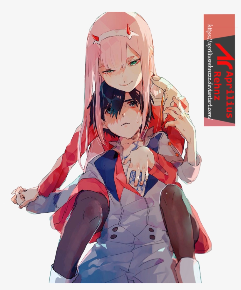 Hiro X Zero Two, transparent png #1804925