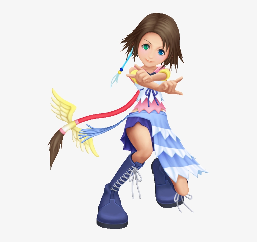 Tifa Kh2 <image Lost> Yuffie Kh2 <image Lost> - Tidus And Yuna Kingdom Hearts, transparent png #1805014