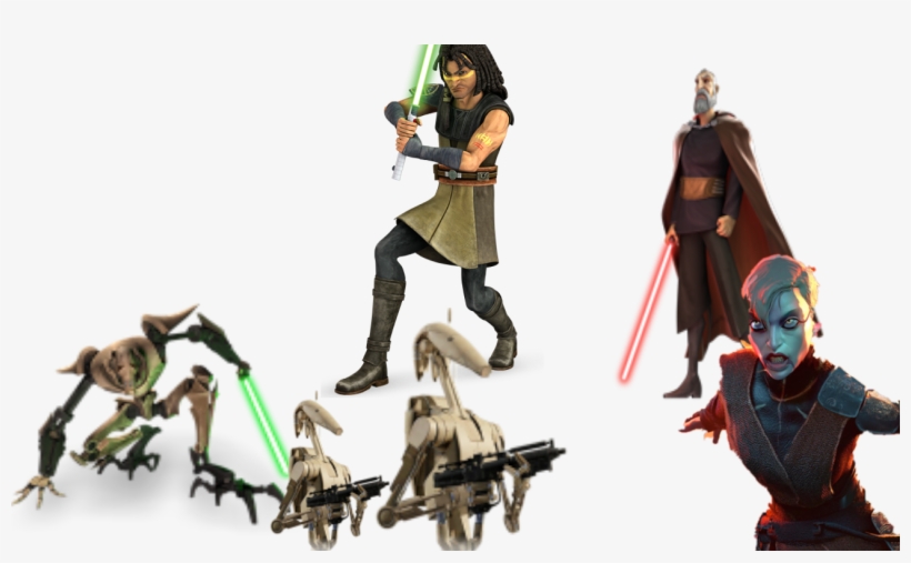 Dark Disciple Battle - Star Wars Sticker Adventures - Boxed Set, transparent png #1805181