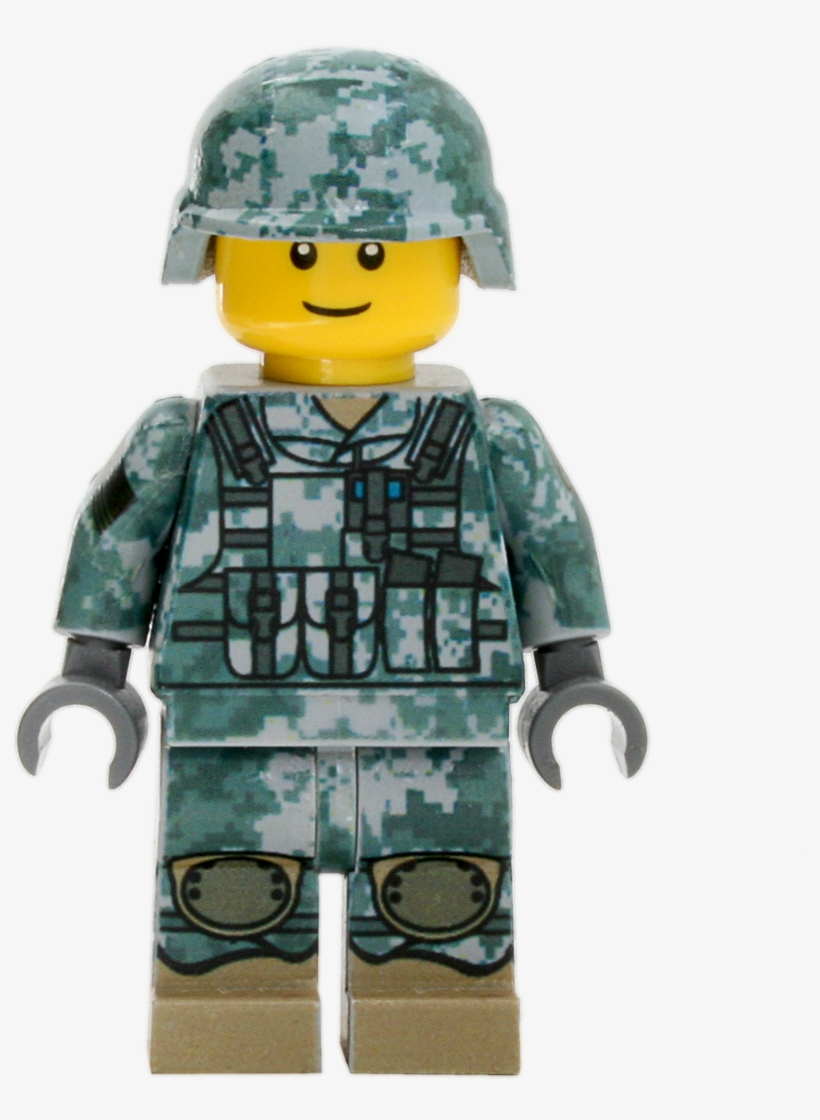 Modern Combat Acu Army Combat Uniform Complete Minifig - Army Combat Uniform, transparent png #1805258