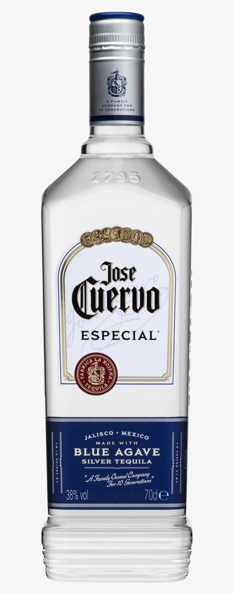Jose Cuervo Especial Silver Tequila 700ml Bottle - Jose Cuervo Especial Silver, transparent png #1805450