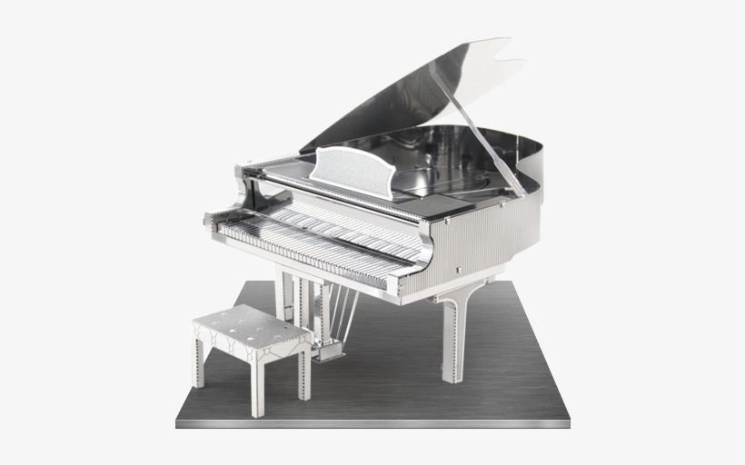 Picture Of Grand Piano - Fascinations Metal Earth 3d Laser Cut Model - Grand, transparent png #1805497