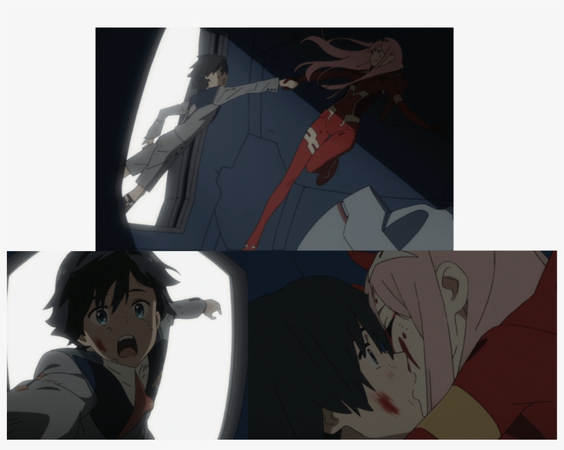 Hiro Zero Two Kissing Franxx - Coub, transparent png #1805633