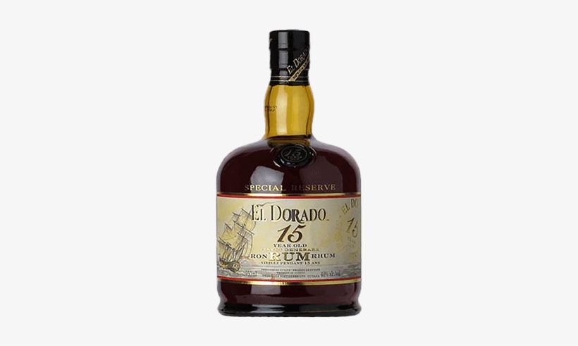 El Dorado 15 Year Old - El Dorado Old Dark Rum, transparent png #1805881