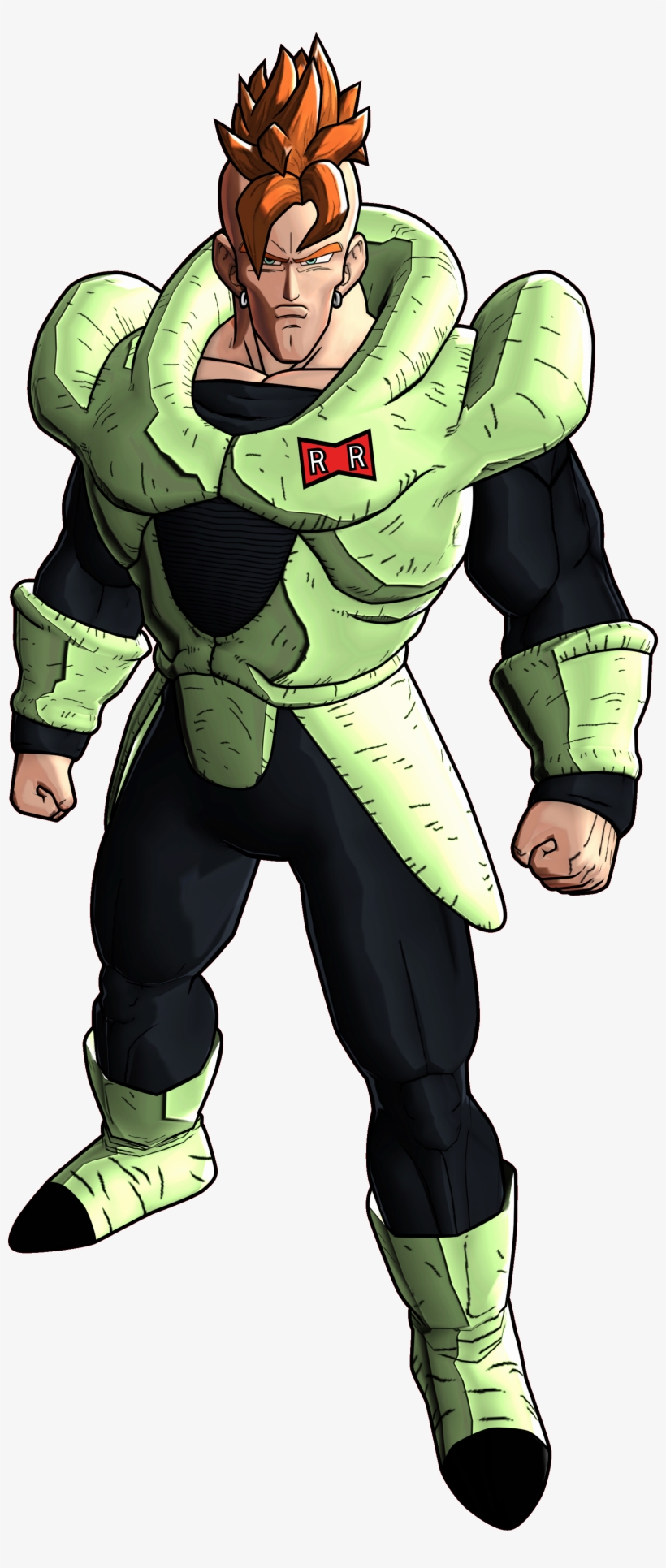 Android16 Battle Of Z Render - Dragon Ball Fighterz Android 16 Png, transparent png #1806071