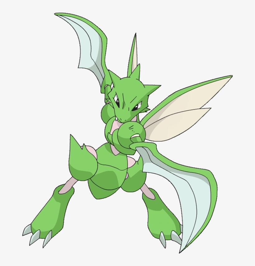 123 Scyther Ag Shiny - Scyther Pokemon, transparent png #1807431