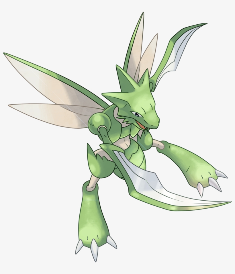 Scyther - Pokemon Scyther, transparent png #1807438