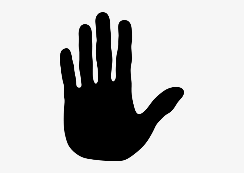Open Hand Icon Png Download - Pause Stop, transparent png #1807564