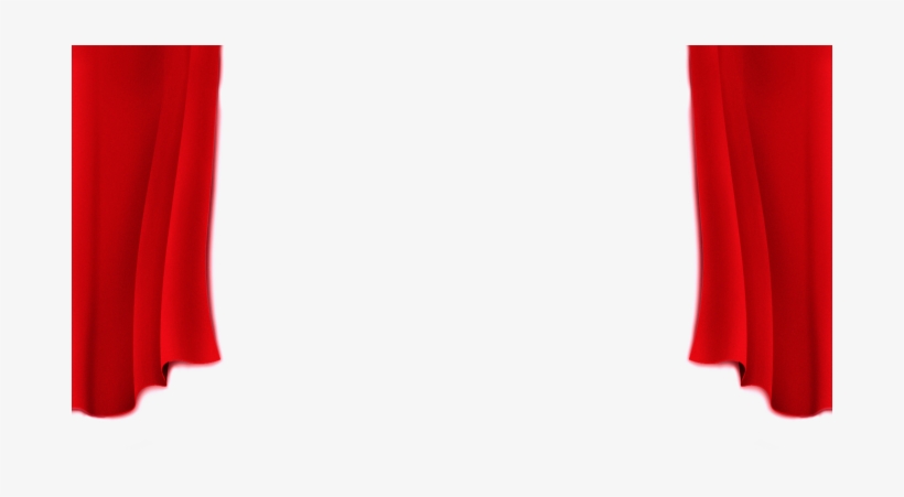 Red Festive Curtain Decoration Vector - Red, transparent png #1807752