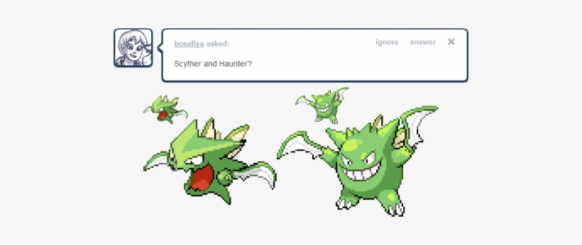 I Did Gengar Because Don T Ask Scyther Sprite Free Transparent Png Download Pngkey