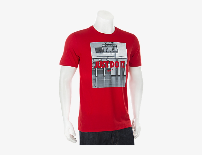 Nike Just Do It Image University Red - Футболка Спортивная Nike Jdi Image Tee Nike, Цвет:, transparent png #1808090