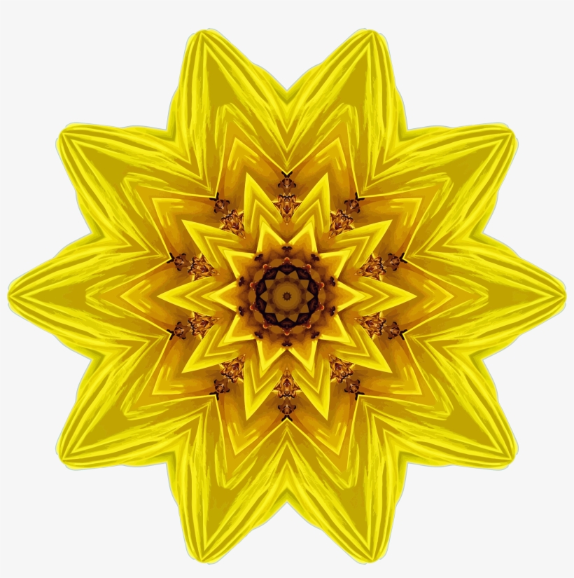 This Free Icons Png Design Of Sunflower Kaleidoscope, transparent png #1808208