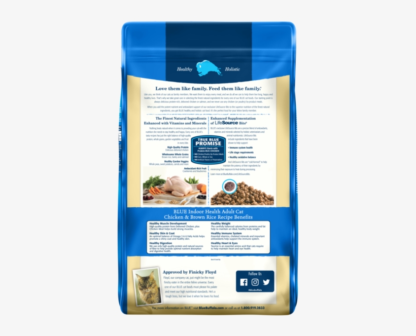 Blue Buffalo Indoor Health Chicken And Brown Rice Recipe - Blue Food For Dogs, Life Protection Formula, Small, transparent png #1808239