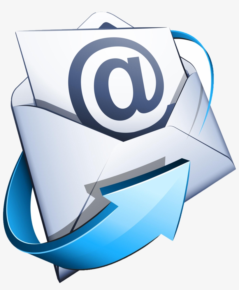 Clip Art Black And White Library Why Is My Reply Only - Logotipo De Correo Electronico, transparent png #1808827