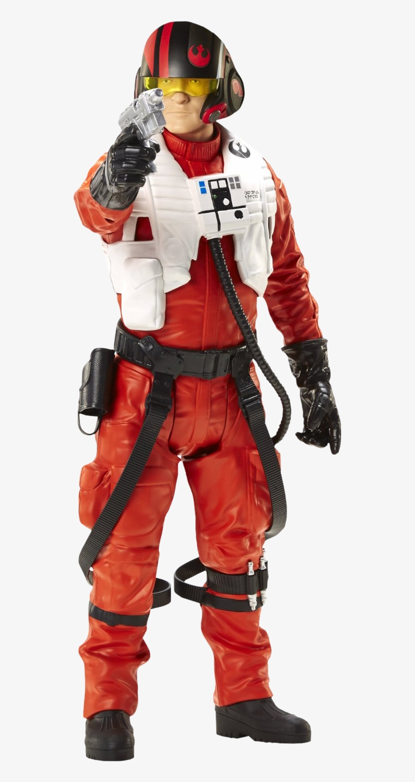 Poe - Star Wars - The Force Awakens 18-inch Big Poe Dameron, transparent png #1808955