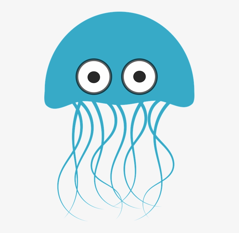 Related Wallpapers - Cartoon Pictures Of A Jellyfish, transparent png #1809006