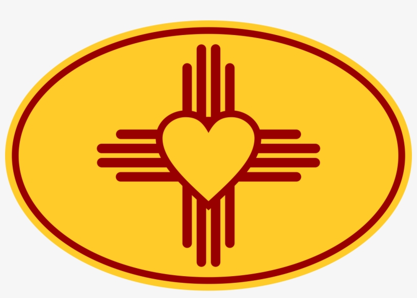 Heart Zia Symbol Decal - Zia Symbol Santa Fe, transparent png #1809193