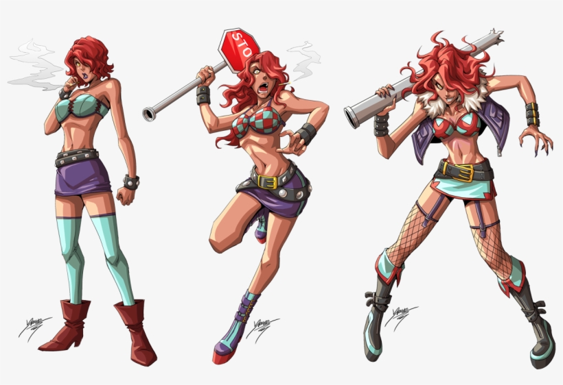 Lola - All Overwatch Characters As Girls, transparent png #1809432