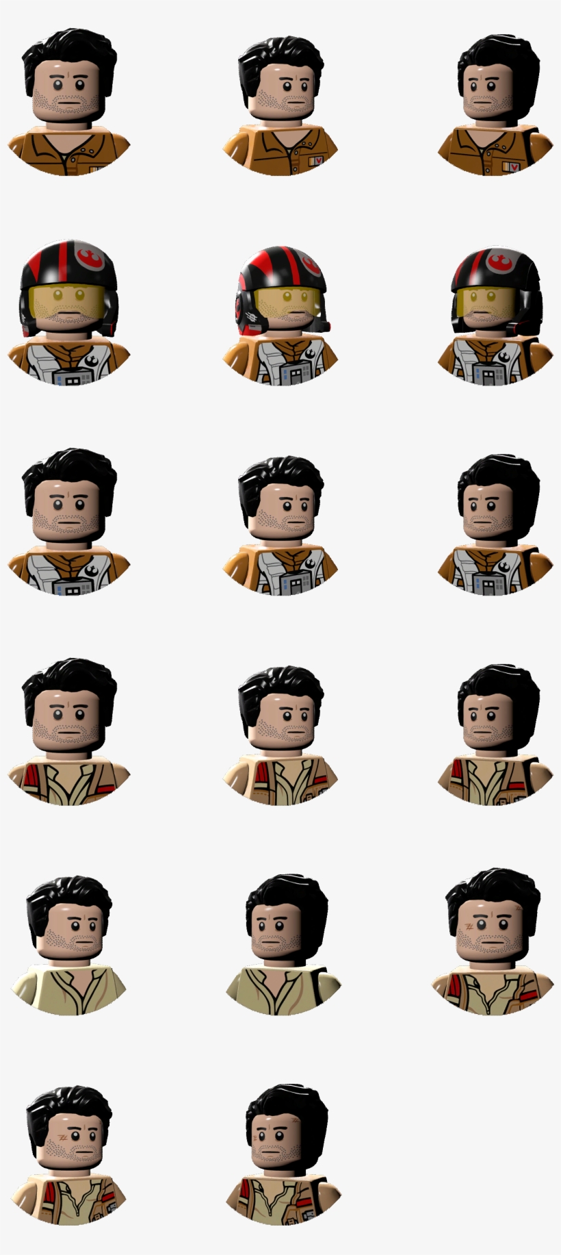 Click For Full Sized Image Character Icons - Lego Star Wars Force Awakens Characters Pc Complete, transparent png #1809641