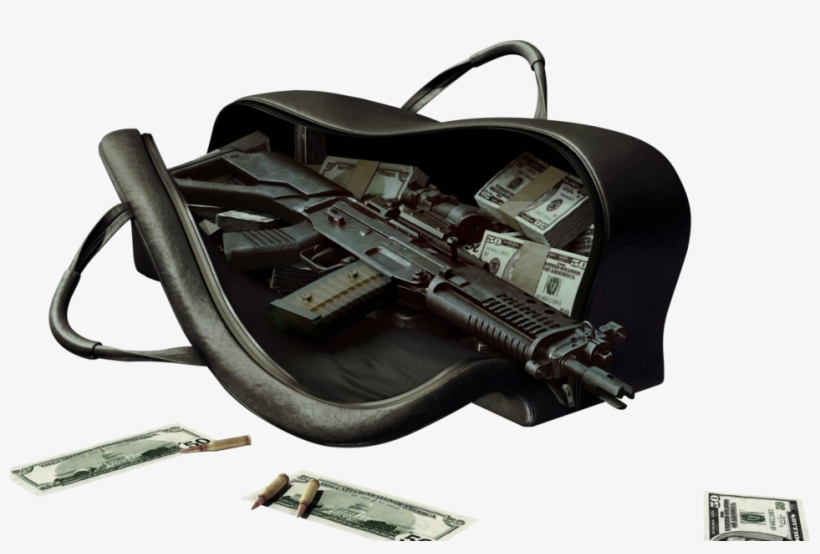 Share This Image - Guns And Money Png, transparent png #1809666