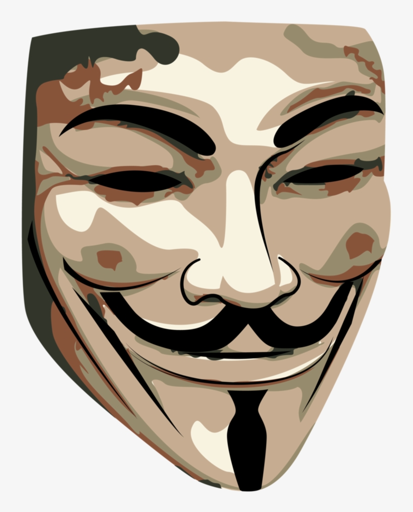 Vendetta Mask Png Jpg Library Library - Mask Vendetta Png, transparent png #1810251
