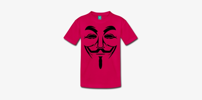 Kids' Premium T-shirt - Hacker Face Black And White, transparent png #1810277