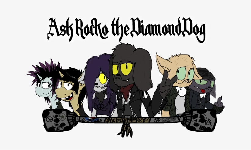 Ask Rocko The Diamond Dog, 300 Followers Holy Fuck - Cartoon, transparent png #1810291