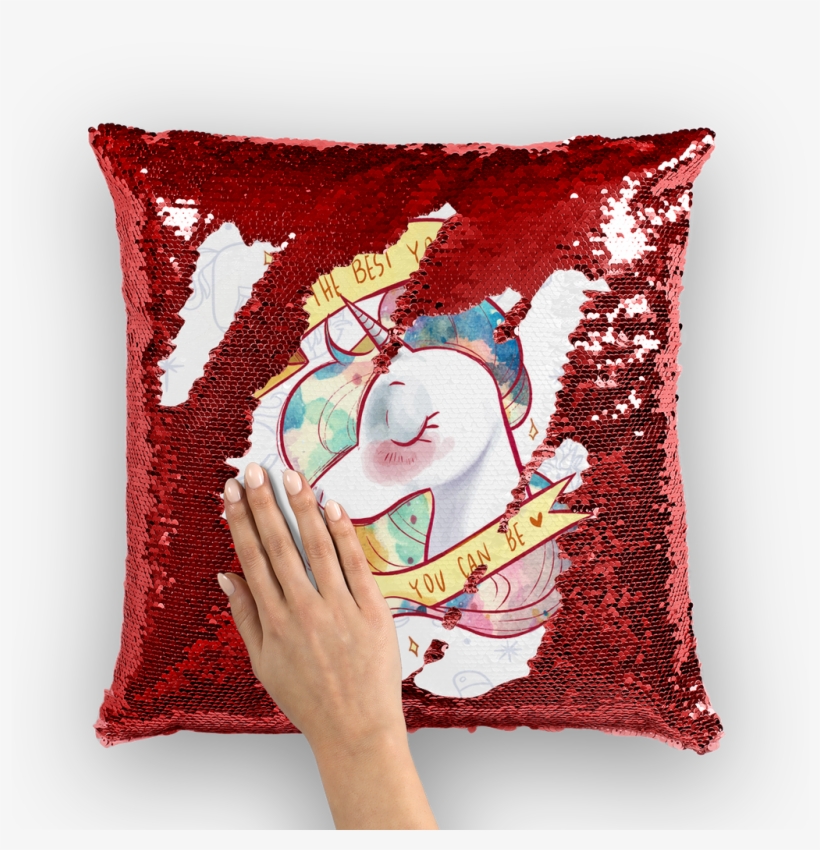 Watercolor Unicorn With Pattern ﻿sequin Cushion Cover - Notebook : My Note My Idea ,8 X 10, 110 Pages: (school, transparent png #1810524
