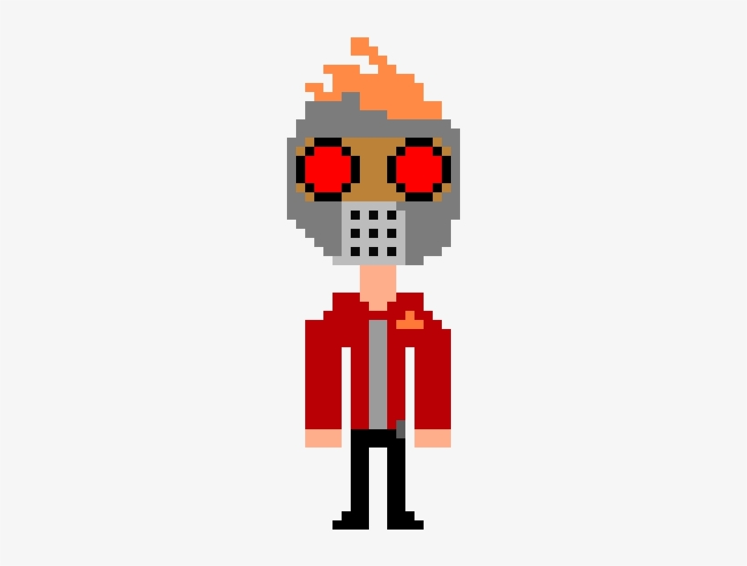 Star Lord - Pixel Art, transparent png #1810827