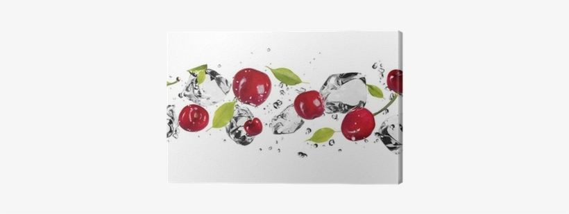 Fototapeta Samolepící Do Kuchyně - Višně Ve Vodě, transparent png #1810891