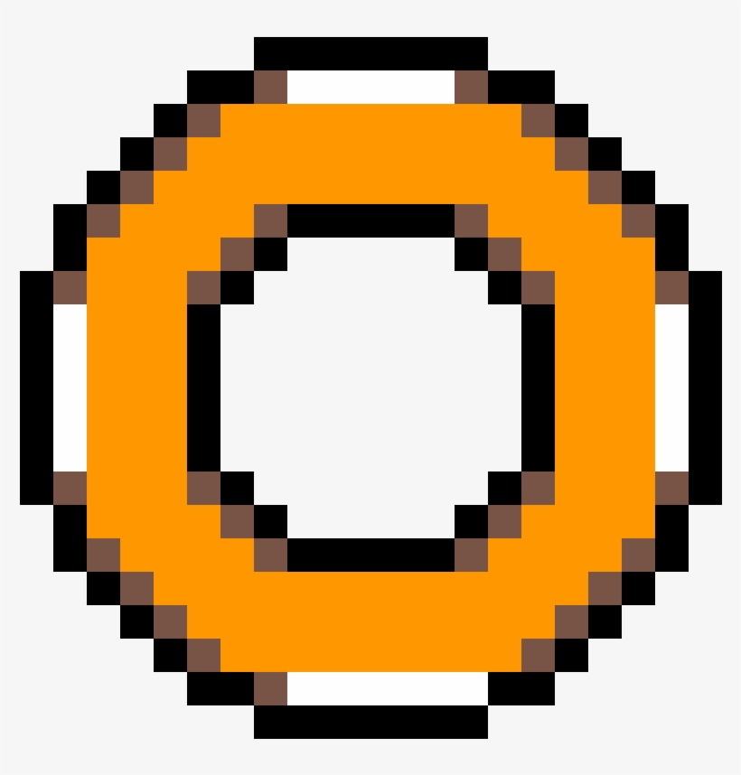 Sonic Ring/doughnut - Kirby Pixel Amazing Mirror, transparent png #1811145