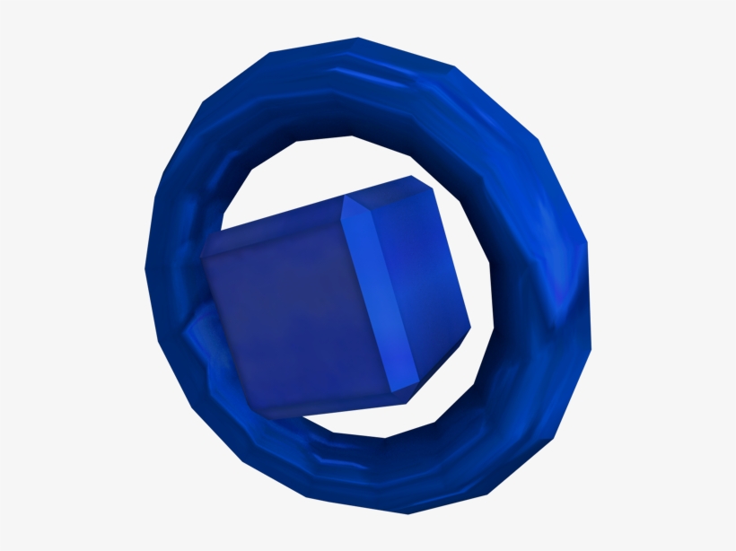 Download Zip Archive - Sonic Blue Ring, transparent png #1811216