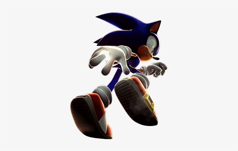 Sonic Pose From The Official Artwork Set For - Sonic Sonic And The Secret Rings, transparent png #1811285