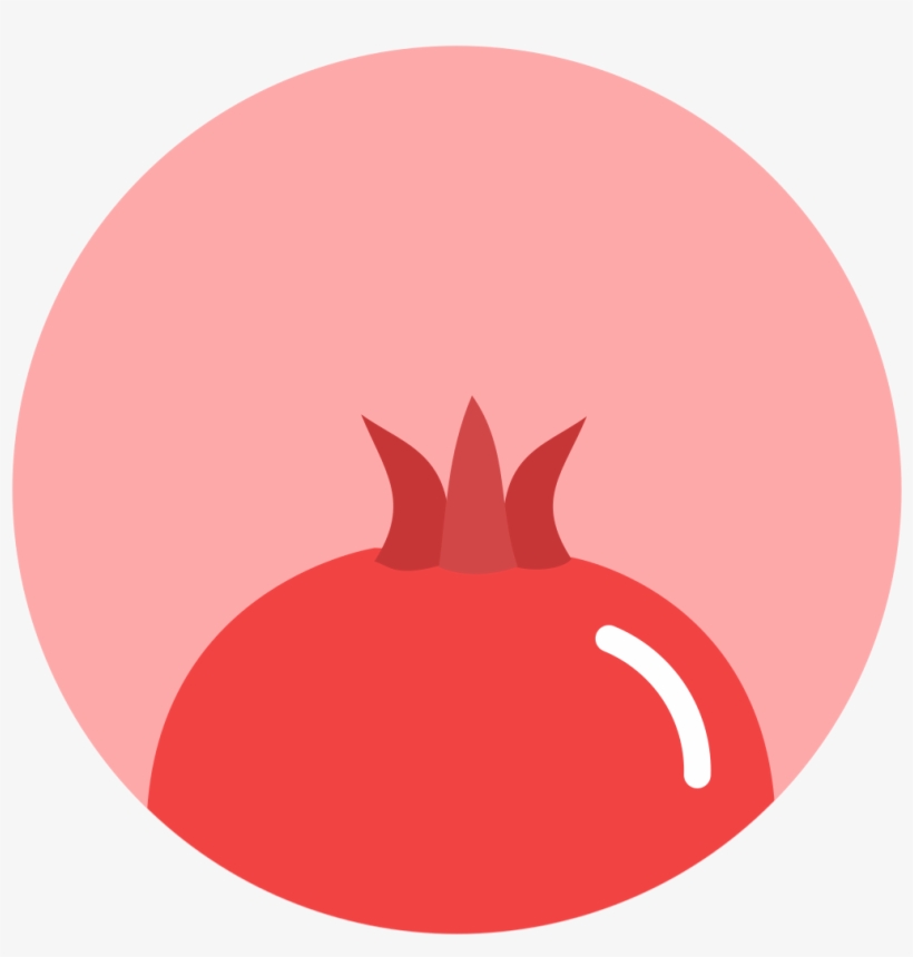 Pomegranate Icon, transparent png #1811338