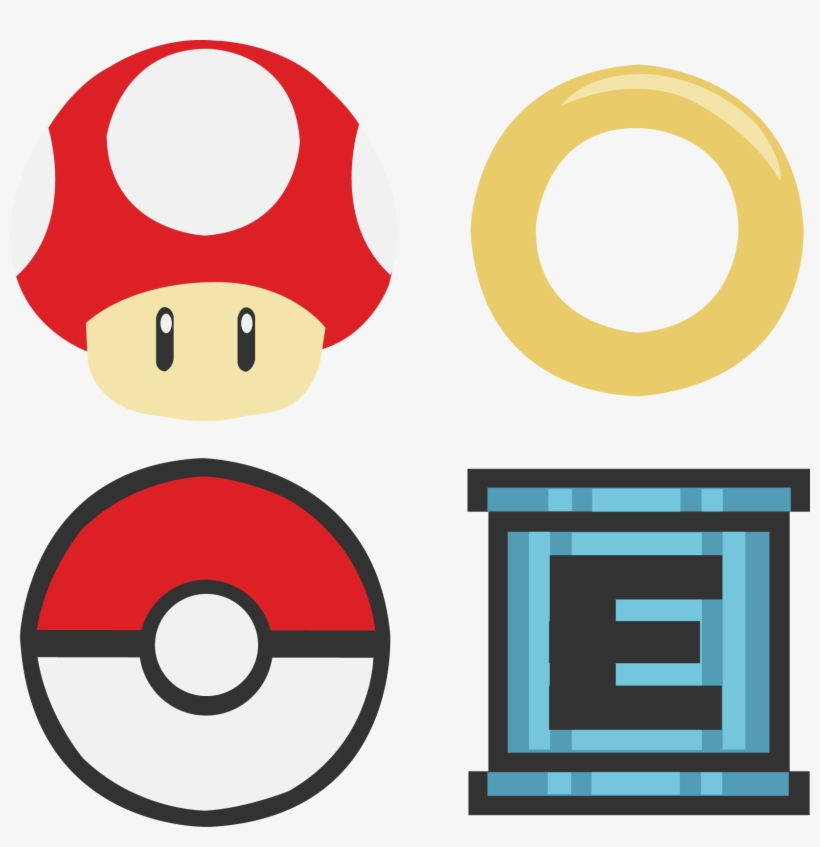 Great 5, Barely Pony Related, Crossover, Cutie Mark, - Megaman Items 8 Bit, transparent png #1811489
