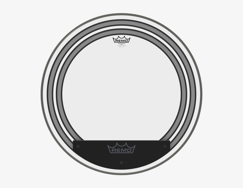 Powersonic® Clear Image - Remo 24" Powersonic Bass Clear, transparent png #1811600
