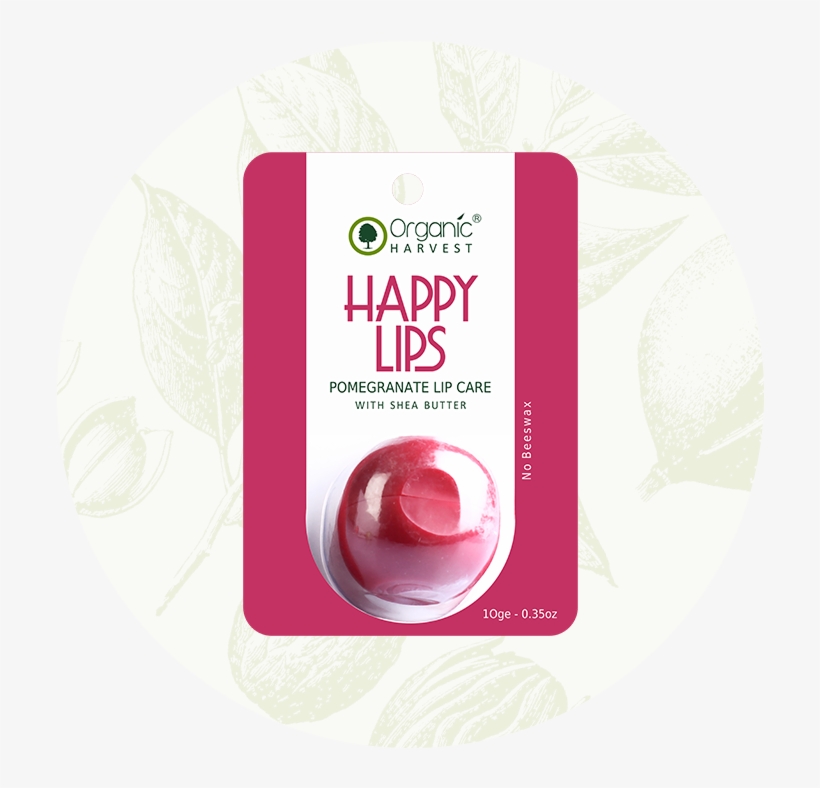 Pomegranate - Organic Harvest Lip Balm, transparent png #1811649