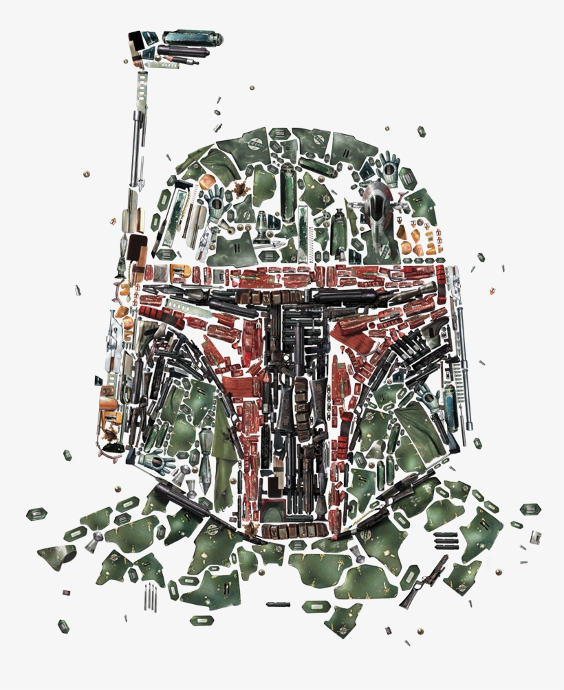 Sugar Drawing Boba Fett - Star Wars Identities Boba Fett, transparent png #1811902