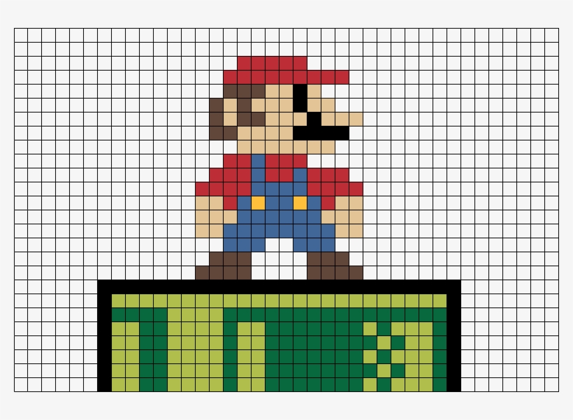 Draw 8 Bit Mario, transparent png #1811925