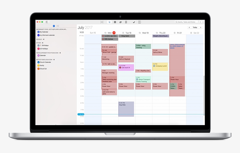 Best Calendar App For Mac - Yardbook, transparent png #1812265