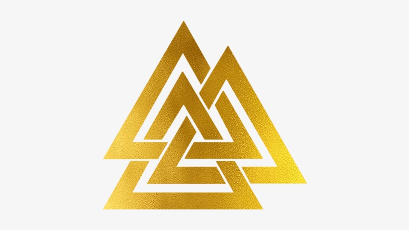 Cropped Valknut Doremoyen - Tattoo Viking, transparent png #1812787
