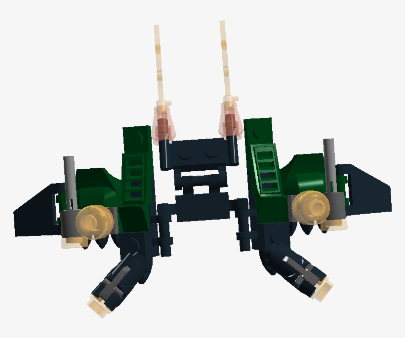 Green Goblin's Glider - Lego Green Goblin Glider, transparent png #1812809